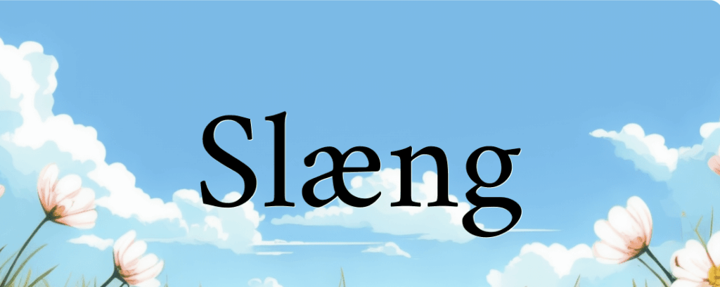 "Slæng" billede fra synonymordbogen 